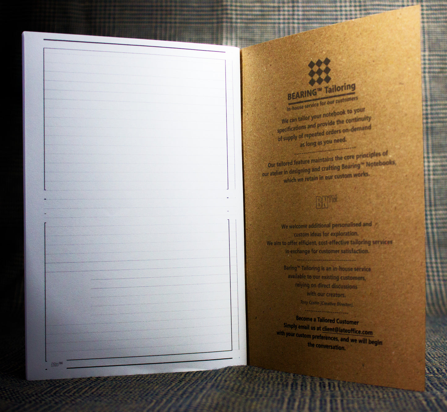 ATELIER. Bearing™ Atelier Notebook.