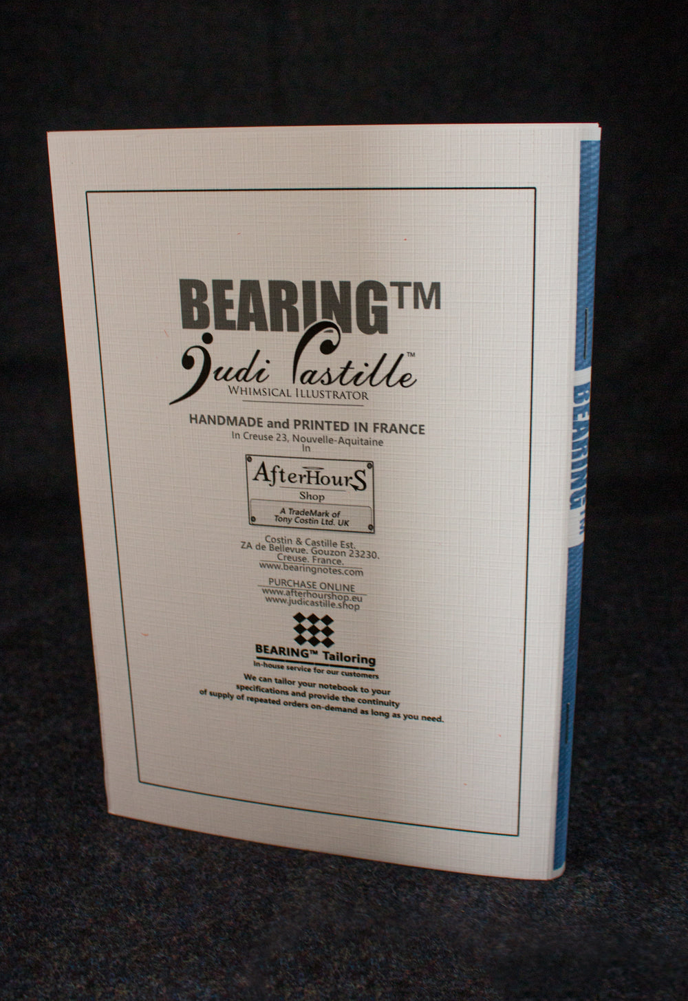 STAGED JCC12. Judi Castille. Bearing™ Staged Notebook.