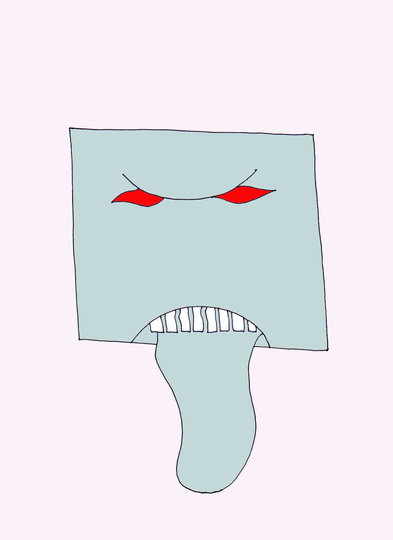 DROIT DE TIMBRE. Édition ouverte. Illustration. (Réf.Og. SOR132V01. Premiers dessins. Stylo sur papier)