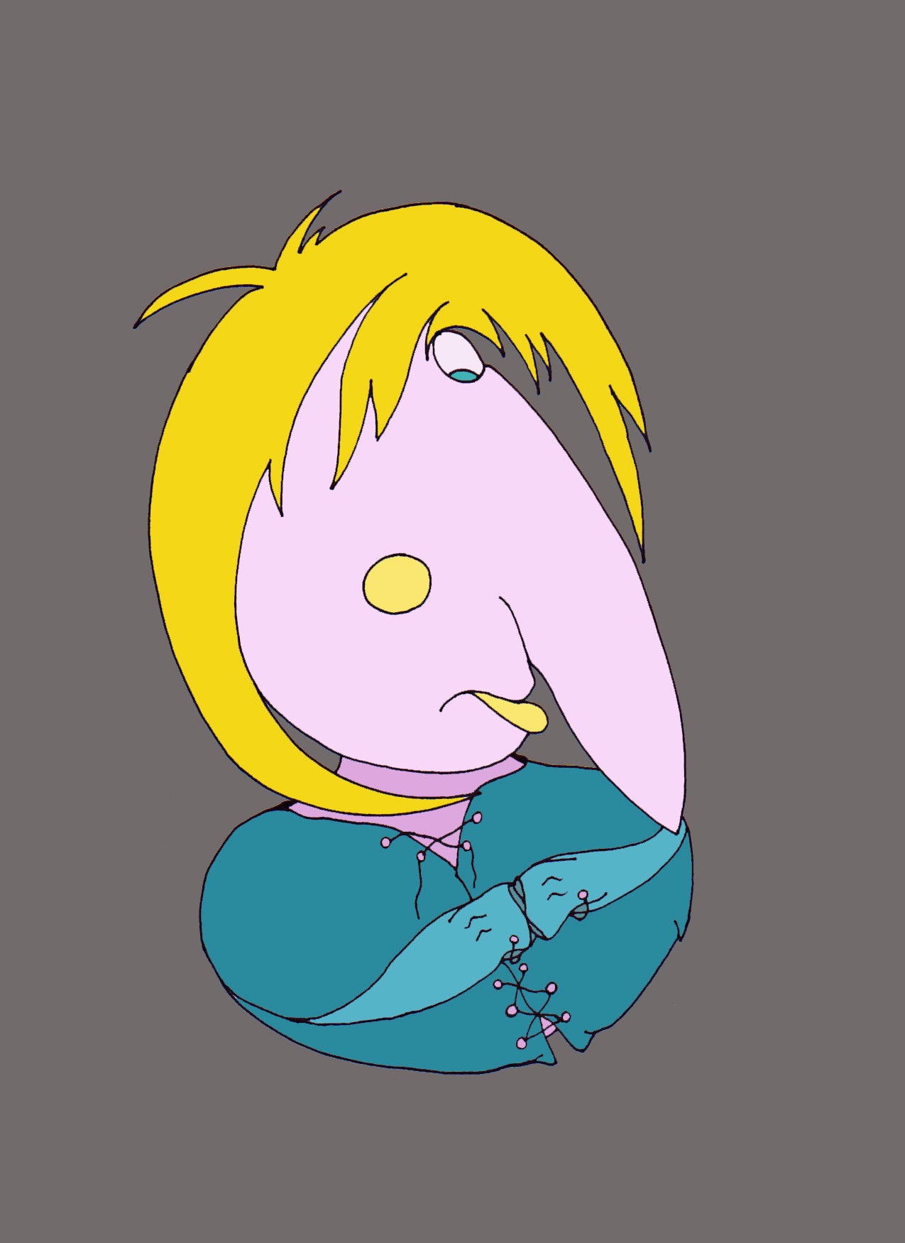 CERCLE GARÇON. Imprimer. Édition ouverte. Illustration. (Réf.Og. SOR072V01. Premiers dessins. Stylo sur papier)