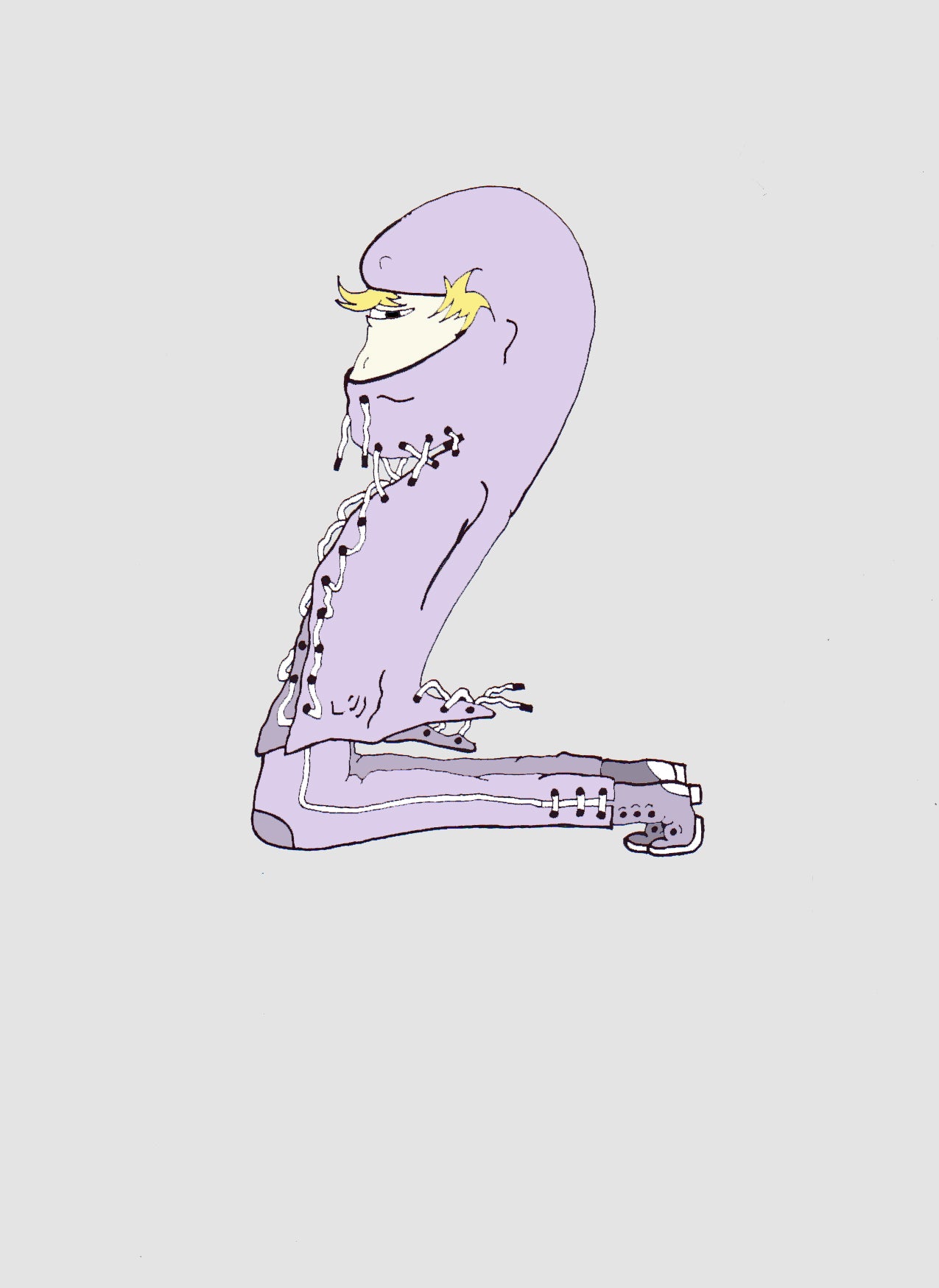 KAPUZENMÄDCHEN. Offene Ausgabe. Illustration. (Ref.Og. SOR092V01. Erste Zeichnungen. Stift auf Papier)