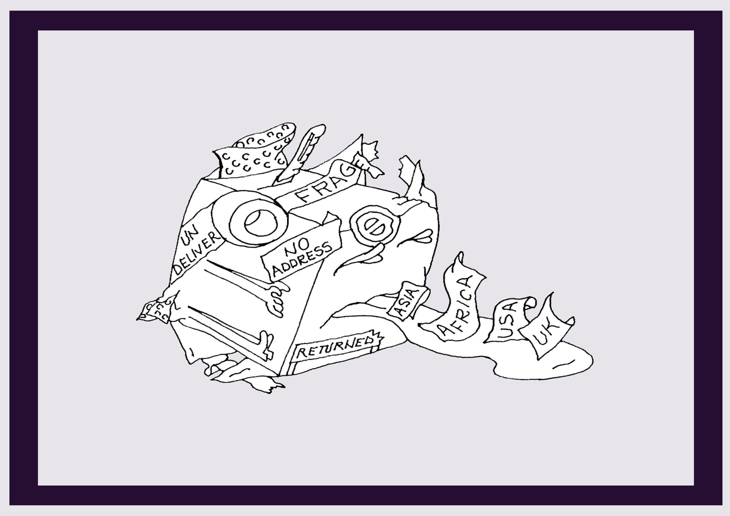 BOX NICHT GELIEFERT. Drucken. Offene Ausgabe. Erste Zeichnungen des Künstlers. Digital verkleinert. (Ref.Og. SOR007V01. Erste Zeichnungen. Feder auf Papier)