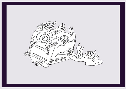 BOX NICHT GELIEFERT. Drucken. Offene Ausgabe. Erste Zeichnungen des Künstlers. Digital verkleinert. (Ref.Og. SOR007V01. Erste Zeichnungen. Feder auf Papier)