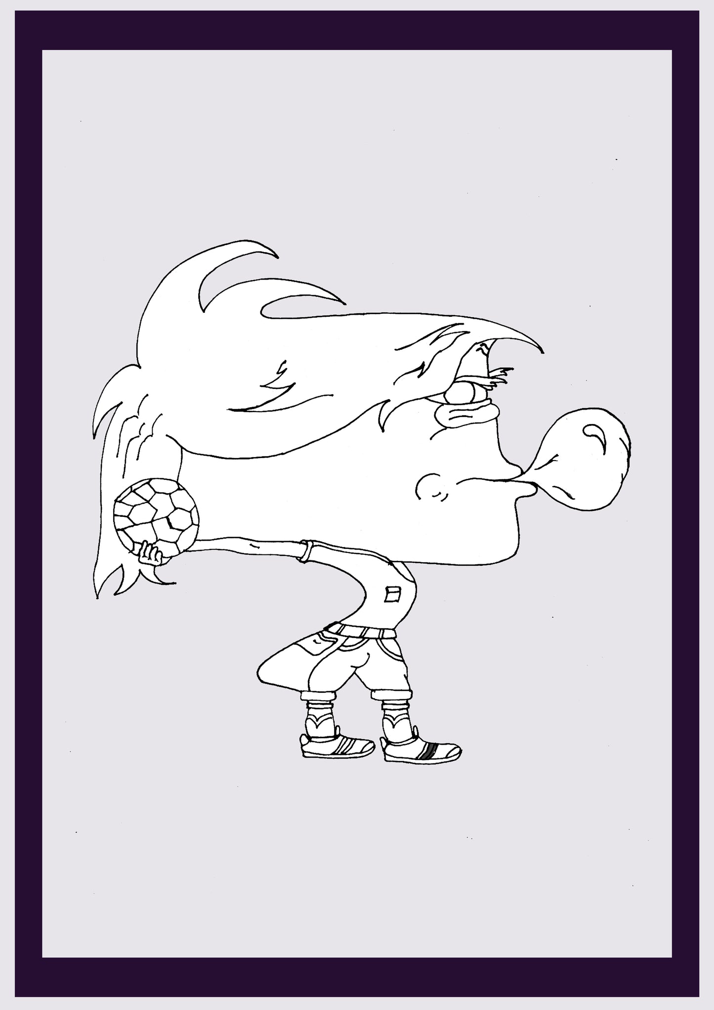 KAUGUMMI. Drucken. Offene Ausgabe. Erste Zeichnungen des Künstlers. Digital verkleinert. (Ref.Og. SOR065V01. Erste Zeichnungen. Stift auf Papier)