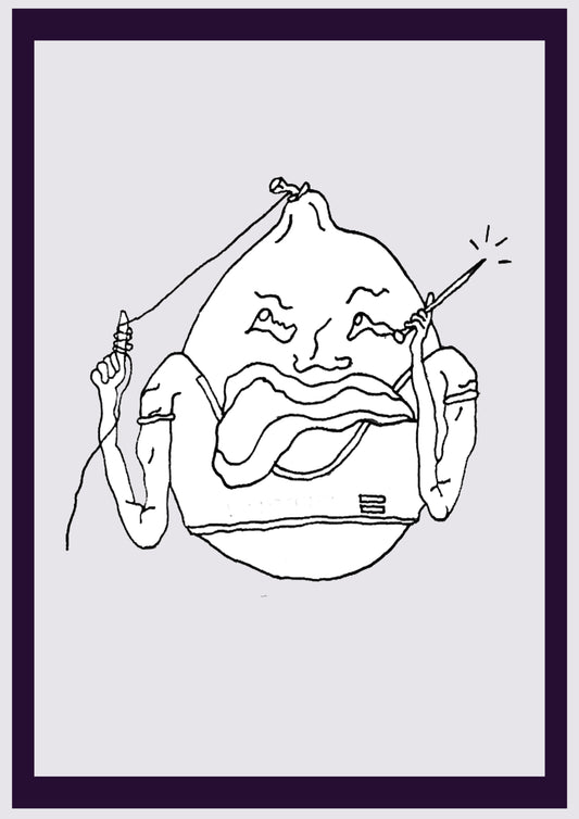 BÜRSTER. Drucken. Offene Ausgabe. Erste Zeichnungen des Künstlers. Digital verkleinert. (Ref.Og. SOR008V01. Erste Zeichnungen. Stift auf Papier)