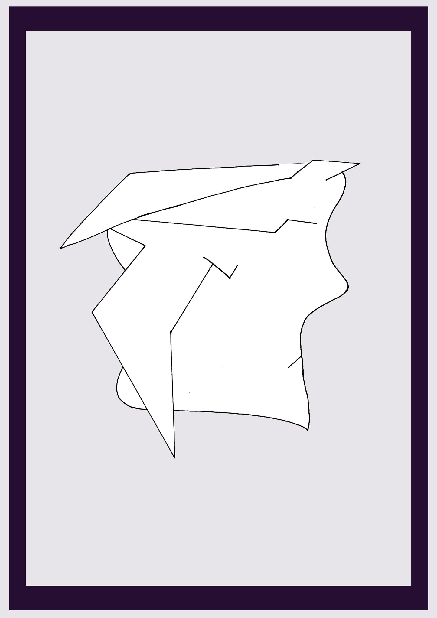 HOMME CHINOIS. Imprimer. Édition ouverte. Premiers dessins de l'artiste. Redimensionné numériquement. (Réf.Og. SOR151V01. Premiers dessins. Stylo sur papier)