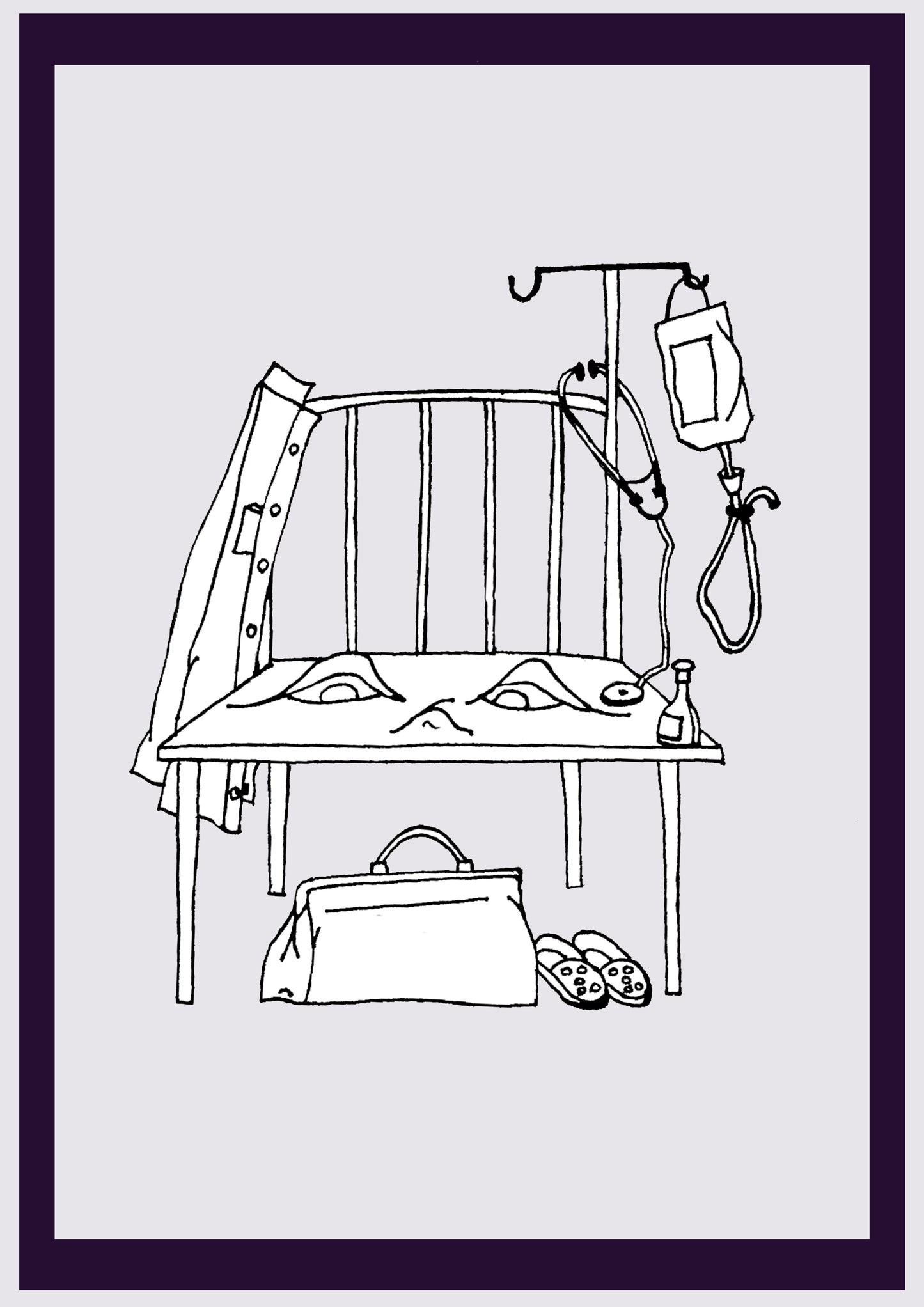 DR. CHAISE. Imprimer. Édition ouverte. Premiers dessins de l'artiste. Redimensionné numériquement. (Réf.Og. SOR079V01. Premiers dessins. Stylo sur papier)