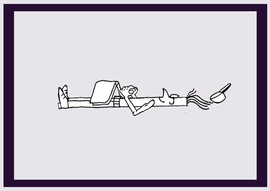 GARÇON RÊVANT. Imprimer. Édition ouverte. Premiers dessins de l'artiste. Redimensionné numériquement. (Réf.Og. SOR015V01. Premiers dessins. Stylo sur papier)