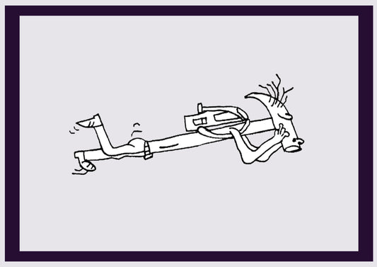 HAMMERJUNGE. Drucken. Offene Ausgabe. Erste Zeichnungen des Künstlers. Digital verkleinert. (Ref.Og. SOR025V01. Erste Zeichnungen. Stift auf Papier)