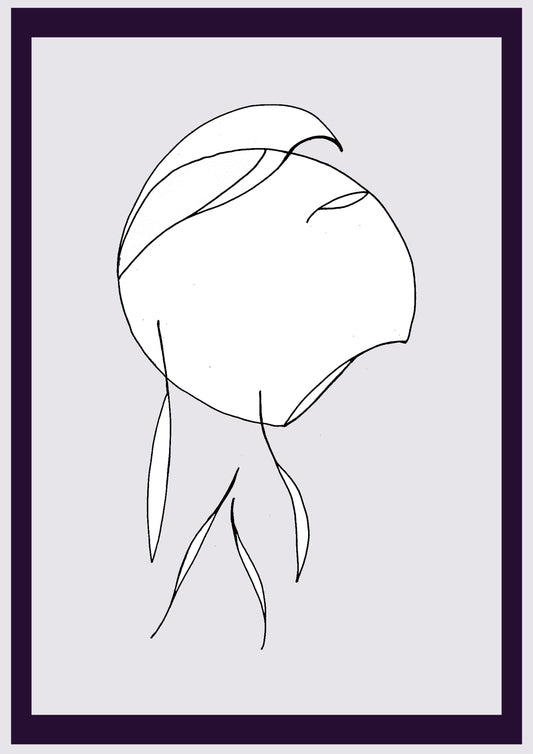 GARÇON DE LIGNE. Imprimer. Édition ouverte. Premiers dessins de l'artiste. Redimensionné numériquement. (Réf.Og. SOR096V01. Premiers dessins. Stylo sur papier)