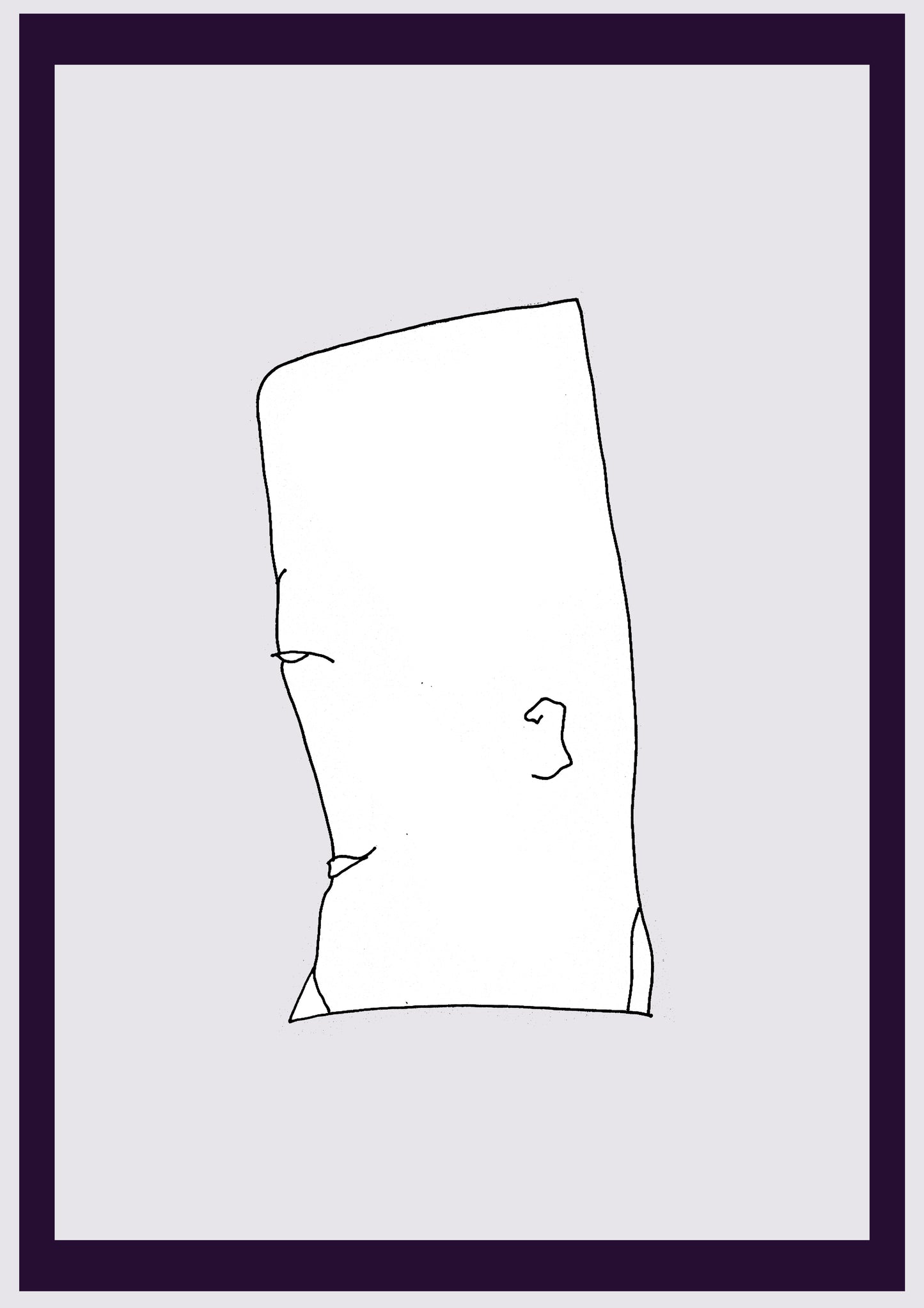 HERR FALTEN. Drucken. Offene Ausgabe. Erste Zeichnungen des Künstlers. Digital verkleinert. (Ref.Og. SOR106V01. Erste Zeichnungen. Stift auf Papier)