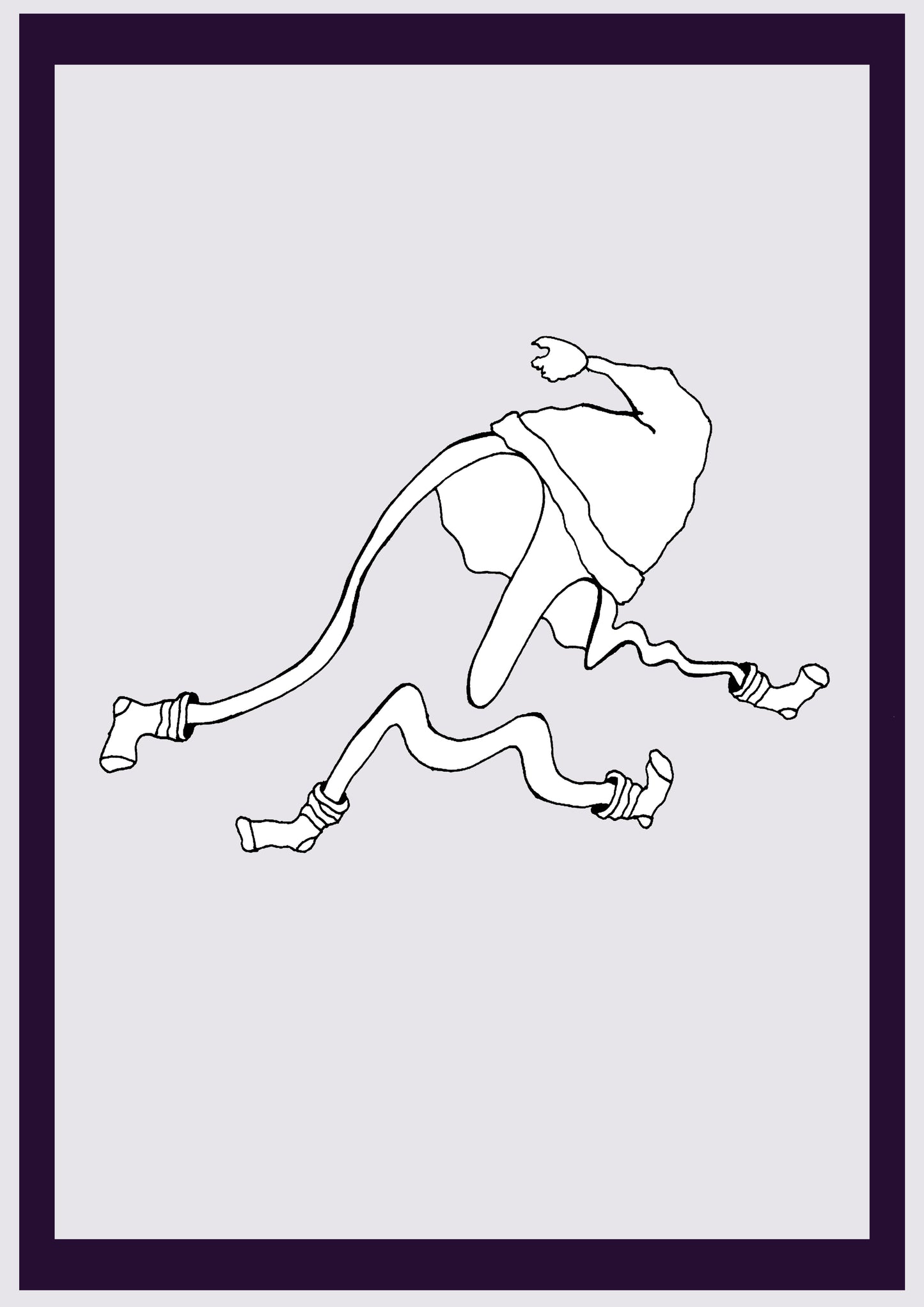 FLOCON DE NEIGE. Imprimer. Édition ouverte. Premiers dessins de l'artiste. Redimensionné numériquement. (Réf.Og. SOR127V01. Premiers dessins. Stylo sur papier)