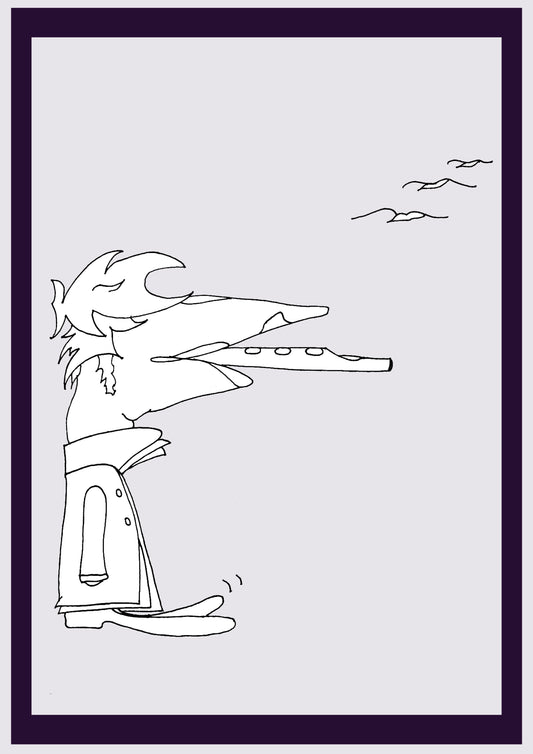 WOLF WHITSLE. Drucken. Offene Ausgabe. Erste Zeichnungen des Künstlers. Digital verkleinert. (Ref.Og. SOR144V01. Erste Zeichnungen. Stift auf Papier)