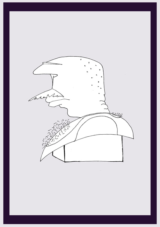 IHR NACHBAR. Drucken. Offene Ausgabe. Erste Zeichnungen des Künstlers. Digital verkleinert. (Ref.Og. SOR147V01. Erste Zeichnungen. Stift auf Papier)