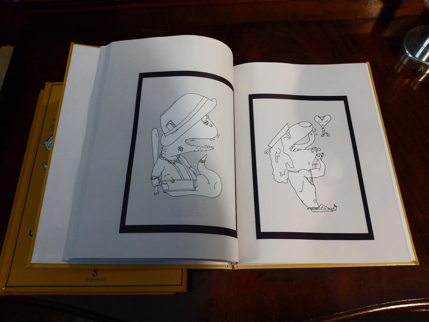 Chaps Sods Fellowettes 100 Unintentional Characters from a Scribble. Artist's first drawings. 'Prints' edition. Hardcover.