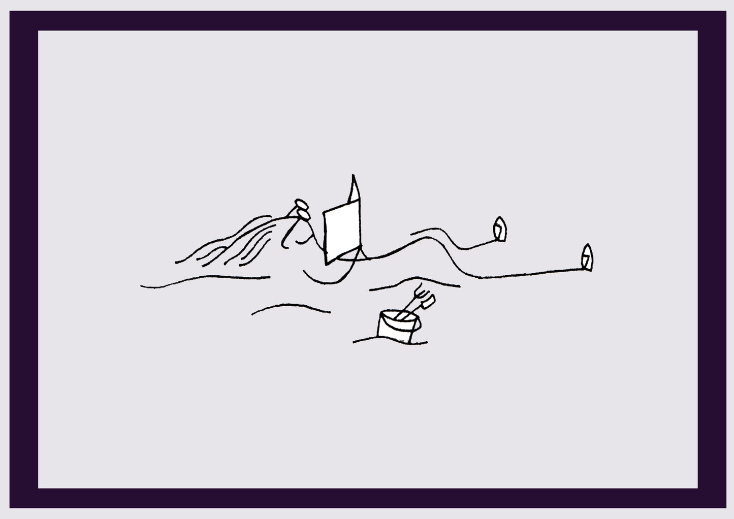 DÜNENJUNGE. Drucken. Offene Ausgabe. Erste Zeichnungen des Künstlers. Digital verkleinert. (Ref.Og. SOR016V01. Erste Zeichnungen. Feder auf Papier)
