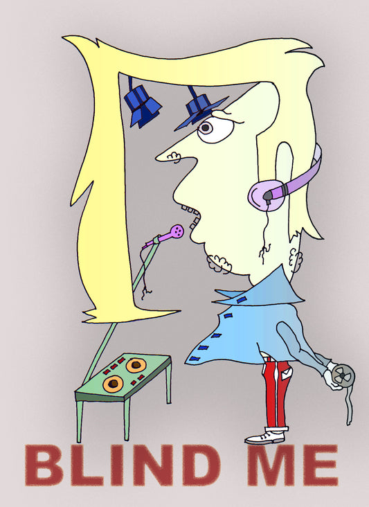 CHANTEUR AUTONOME. Imprimer. Édition ouverte. Affiche. (Réf.Og. SOR050V01. Premiers dessins. Stylo sur papier)